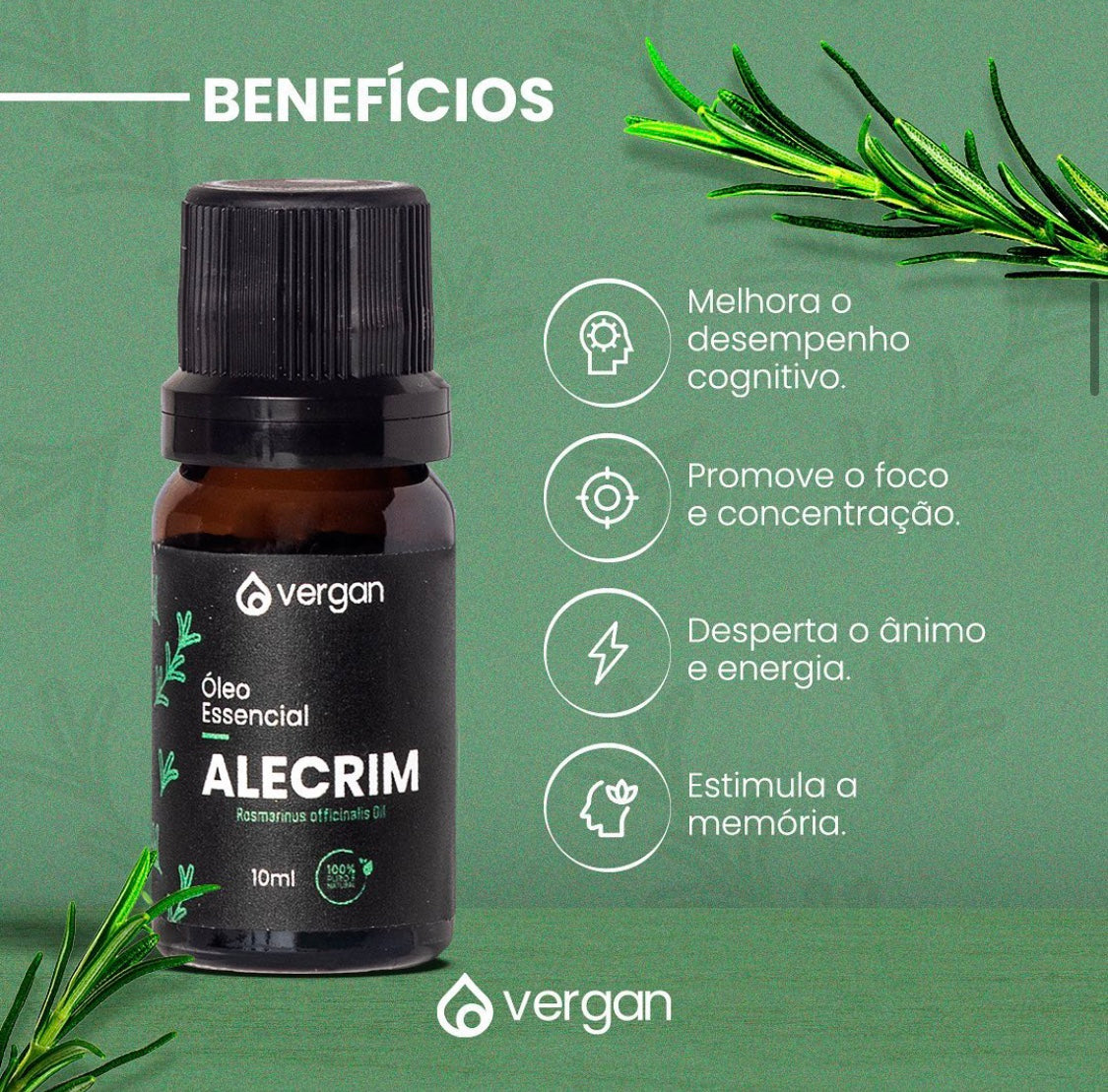 Kit Difusor LED (500ml) + 3 Óleos Essenciais (Lavanda + Alecrim + Laranja) + BRINDE
