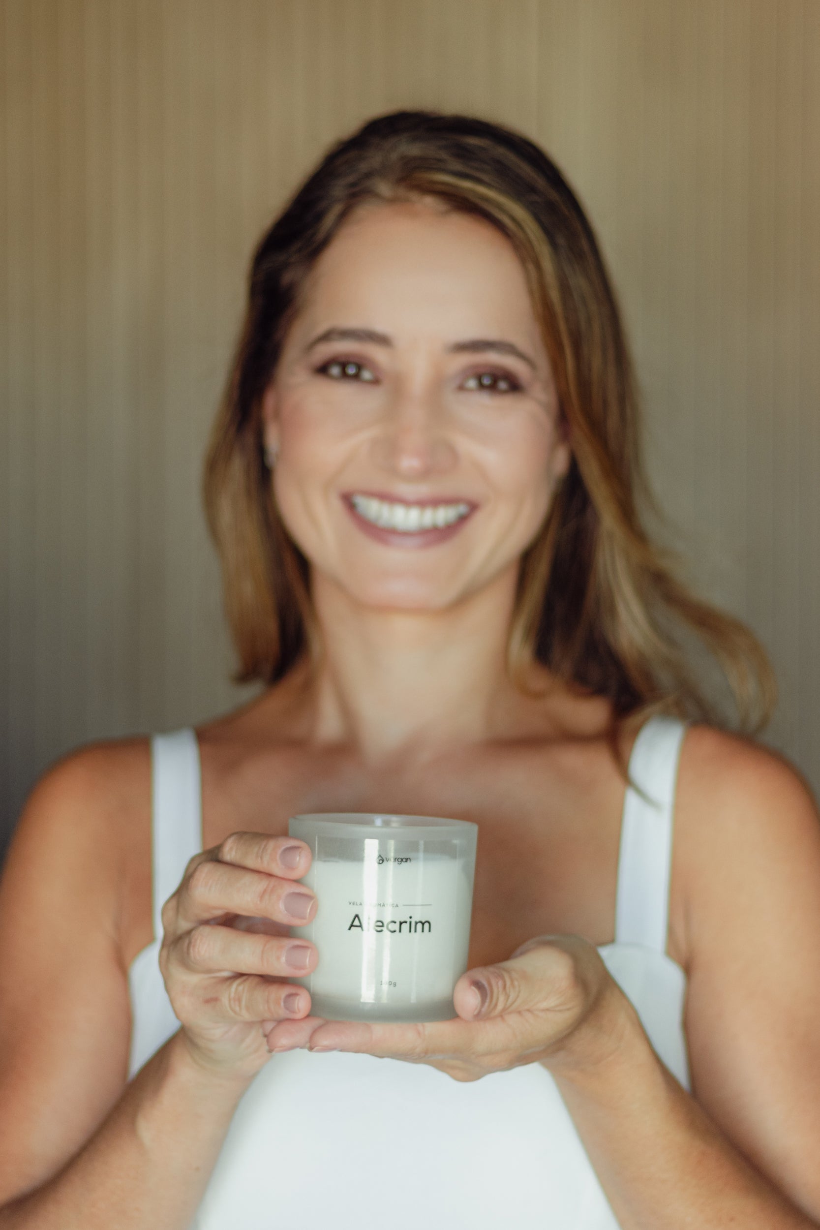 Vela Aromática 100% natural - Alecrim (180g)