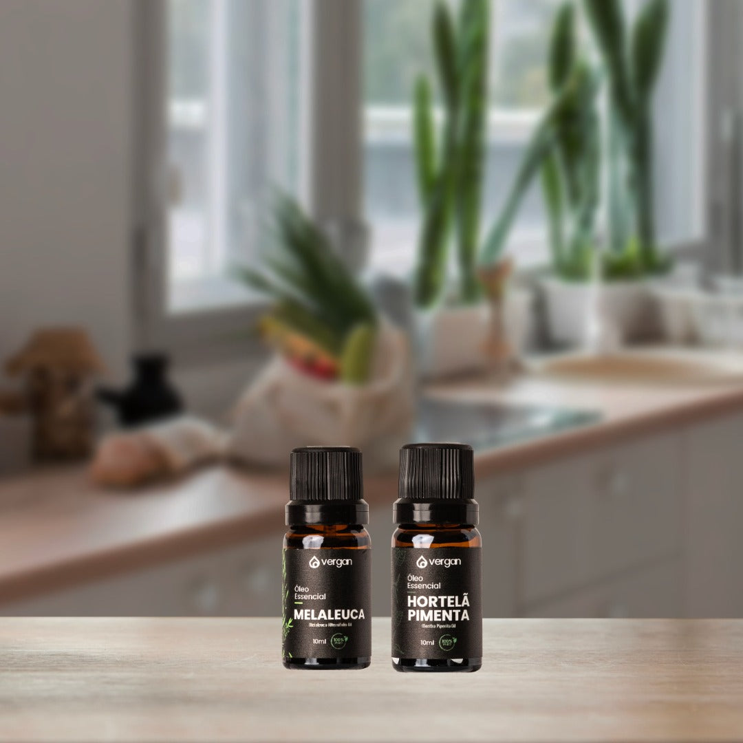 Kit Óleos Essenciais - Hortelã-Pimenta + Melaleuca